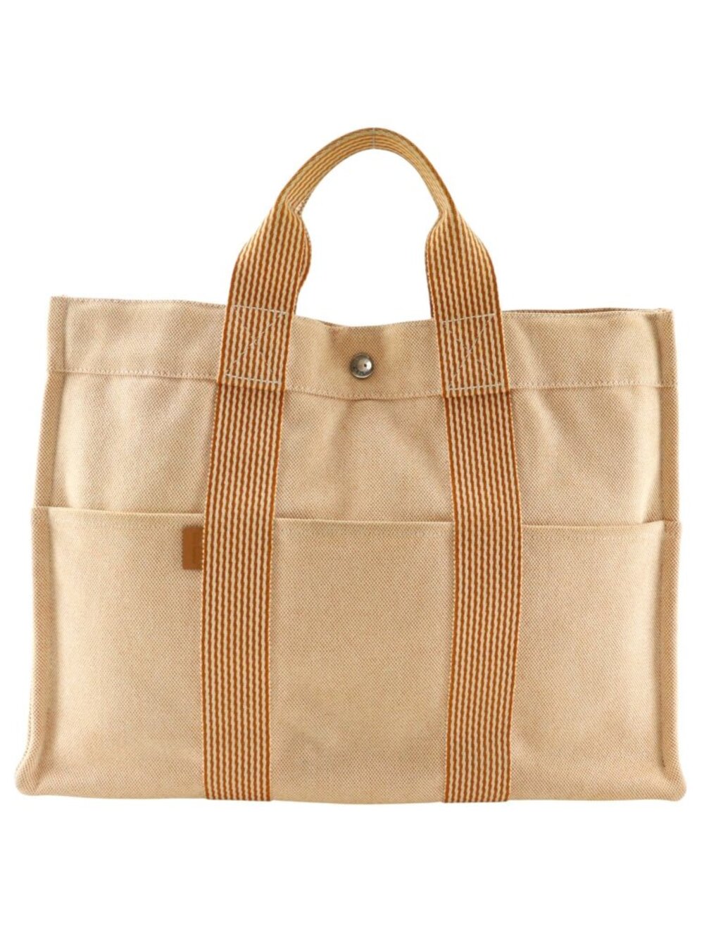 Hermes New Fourre Tout MM Canvas Orange Handbag